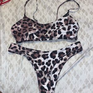 Cheetah bathing suit